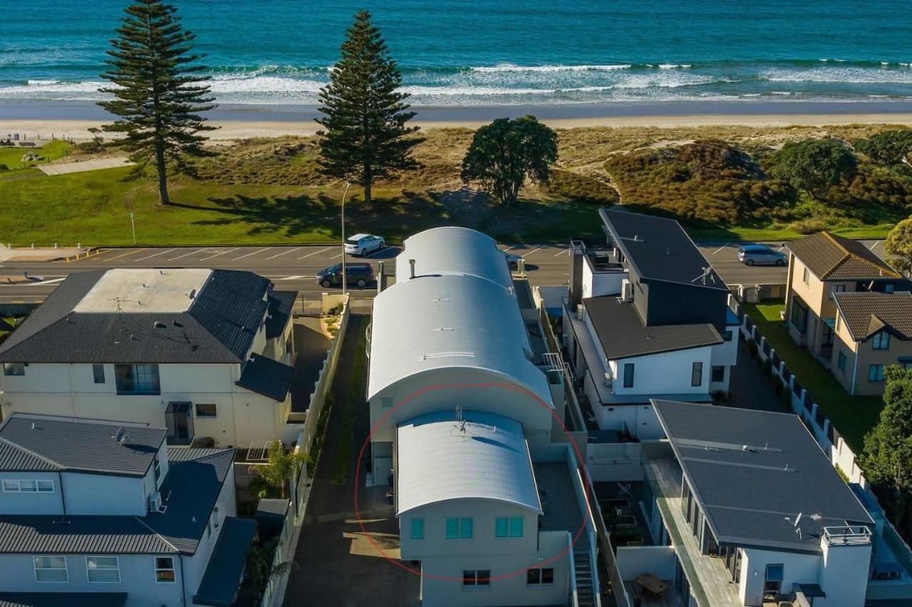 Modern Marine Parade Apartment Mount Maunganui Exteriör bild